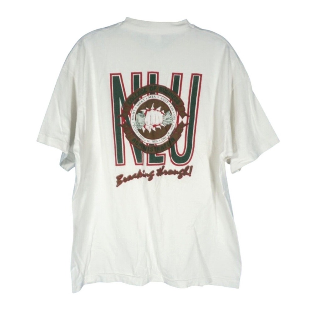 VTG Northeast Louisiana University NLU INDIANS CBA College Business T-SHIRT XL